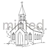 "Church" - Design Element in Onyx by Rebecca Durflinger - Design Element