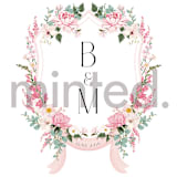 "Custom Dallas Crest" - Design Element in Peony by Susan Moyal - Design Element