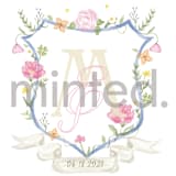"Custom Saint-Tropez Crest" - Design Element in Petal by Helena Vitto - Design Element