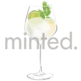 "Hugo Spritz" - Design Element in white by Baumbirdy - Design Element
