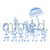 "Baraat" - Design Element in white by Teju Reval - Design Element