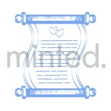 "Exchange of Vows" - Design Element in white by Teju Reval - Design Element