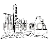 "Austin" - Design Element in white by Melinda Denison - Front