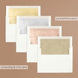"nougat" - Engagement Party Invitations in Ivory by chocomocacino - Envelope Liner Options