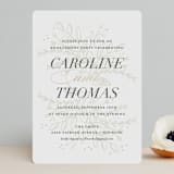 "Soft Bouquet" - Engagement Party Invitations in Gold by Jessica Williams - Front