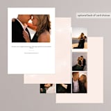 "Modern Brilliance" - Engagement Party Invitations in Blush by Kristie Kern - Back of Card Options