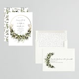 "Eternity" - Engagement Party Invitations in Ivory by Susan Moyal - Assembled
