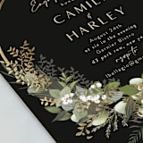 "Eternity" - Engagement Party Invitations in Forest by Susan Moyal - Detail