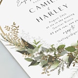"Eternity" - Engagement Party Invitations in Ivory by Susan Moyal - Detail