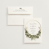 "Eternity" - Engagement Party Invitations in Ivory by Susan Moyal - Invitation with Envelope