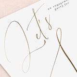 "Sparkled Toast" - Engagement Party Invitations in Cottonwood by Christie Garcia - Detail