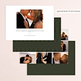 "Entwined" - Engagement Party Invitations in Forest by Owl and Toad - Back of Card Options