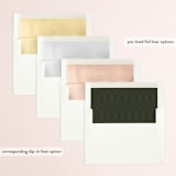 "Entwined" - Engagement Party Invitations in Forest by Owl and Toad - Envelope Liner Options