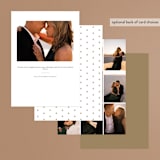 "Side by Side" - Engagement Party Invitations in Pearl by Kim Dietrich Elam - Back of Card Options