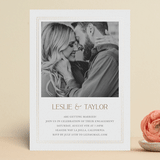 "Gilded Frame" - Engagement Party Invitations in Chiffon by Cass Loh - Front