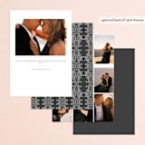 "Libations" - Engagement Party Invitations in Midnight by mo kelley - Back of Card Options