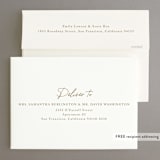 "Gilded Frame" - Engagement Party Invitations in Champagne by Cass Loh - FREE Recipient Addressing