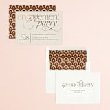 "Boho Swashes" - Engagement Party Invitations in Almond by Heather Schertzer - Assembled