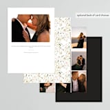 "Garden Engagement" - Engagement Party Invitations in Charcoal by Itsy Belle Studio - Back of Card Options