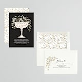 "Garden Engagement" - Engagement Party Invitations in Charcoal by Itsy Belle Studio - Assembled