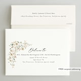 "Garden Engagement" - Engagement Party Invitations in Charcoal by Itsy Belle Studio - FREE Recipient Addressing