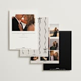 "Sparkling Champagne Tower" - Engagement Party Invitations in Noir by Jackie Crawford - Back of Card Options