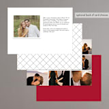 "Love Connection" - Engagement Party Invitations in Red Hot by Kim Dietrich Elam - Back of Card Options