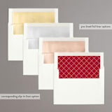"Love Connection" - Engagement Party Invitations in Red Hot by Kim Dietrich Elam - Envelope Liner Options