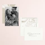 "purest" - Engagement Party Invitations in Silk by carla san roman - Assembled