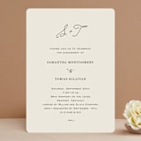 "Estate" - Engagement Party Invitations in Ivory by Kim Dietrich Elam - Front