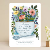 "Fresh Floral Brunch" - Engagement Party Invitations in Bouquet by Paper Sun Studio - Front