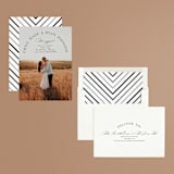 "Photogenic" - Engagement Party Invitations in Granite by Corinne Malesic - Assembled
