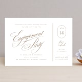 "gelt" - Engagement Party Invitations in Cocoa by chocomocacino - Front