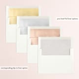 "nocturne" - Engagement Party Invitations in Tan by chocomocacino - Envelope Liner Options