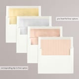 "Floral Whimsy" - Engagement Party Invitations in Indigo by Corie Page - Envelope Liner Options