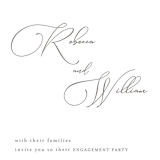 "Sausalito" - Engagement Party Invitations in Cloud by Mansi Verma - Detail