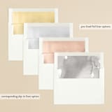 "Sausalito" - Engagement Party Invitations in Cloud by Mansi Verma - Envelope Liner Options