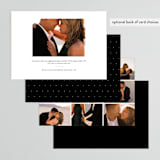 "Engaged" - Engagement Party Invitations in Snow by Lori Wemple - Back of Card Options
