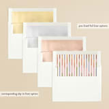 "Colorful Moment" - Engagement Party Invitations in Pop by Pati Cascino - Envelope Liner Options