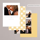 "BBQ before I Do" - Engagement Party Invitations in Honey by Robert and Stella - Back of Card Options