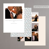 "Shindig" - Engagement Party Invitations in Champagne by Paper Sun Studio - Back of Card Options