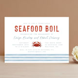 "Two If By Sea" - Engagement Party Invitations in Wave by Olivia Raufman - Front