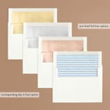 "Two If By Sea" - Engagement Party Invitations in Wave by Olivia Raufman - Envelope Liner Options
