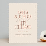 "Bright" - Engagement Party Invitations in Sparrow by Owl and Toad - Front