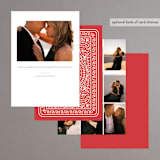 "Lucky in Love" - Engagement Party Invitations in Hearts by Paper Sun Studio - Back of Card Options