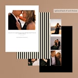 "Classic Initials" - Engagement Party Invitations in Midnight by mo kelley - Back of Card Options
