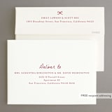 "wavy oval" - Engagement Party Invitations in Wine by Cass Loh - FREE Recipient Addressing