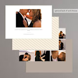 "Cinemascopic" - Engagement Party Invitations in Moonstone by Creo Study - Back of Card Options