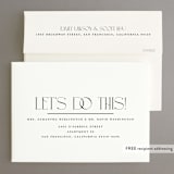 "A Toast" - Engagement Party Invitations in Dune by Christie Garcia - FREE Recipient Addressing