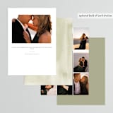 "Garden Gate" - Engagement Party Invitations in Leaf by Kristie Kern - Back of Card Options